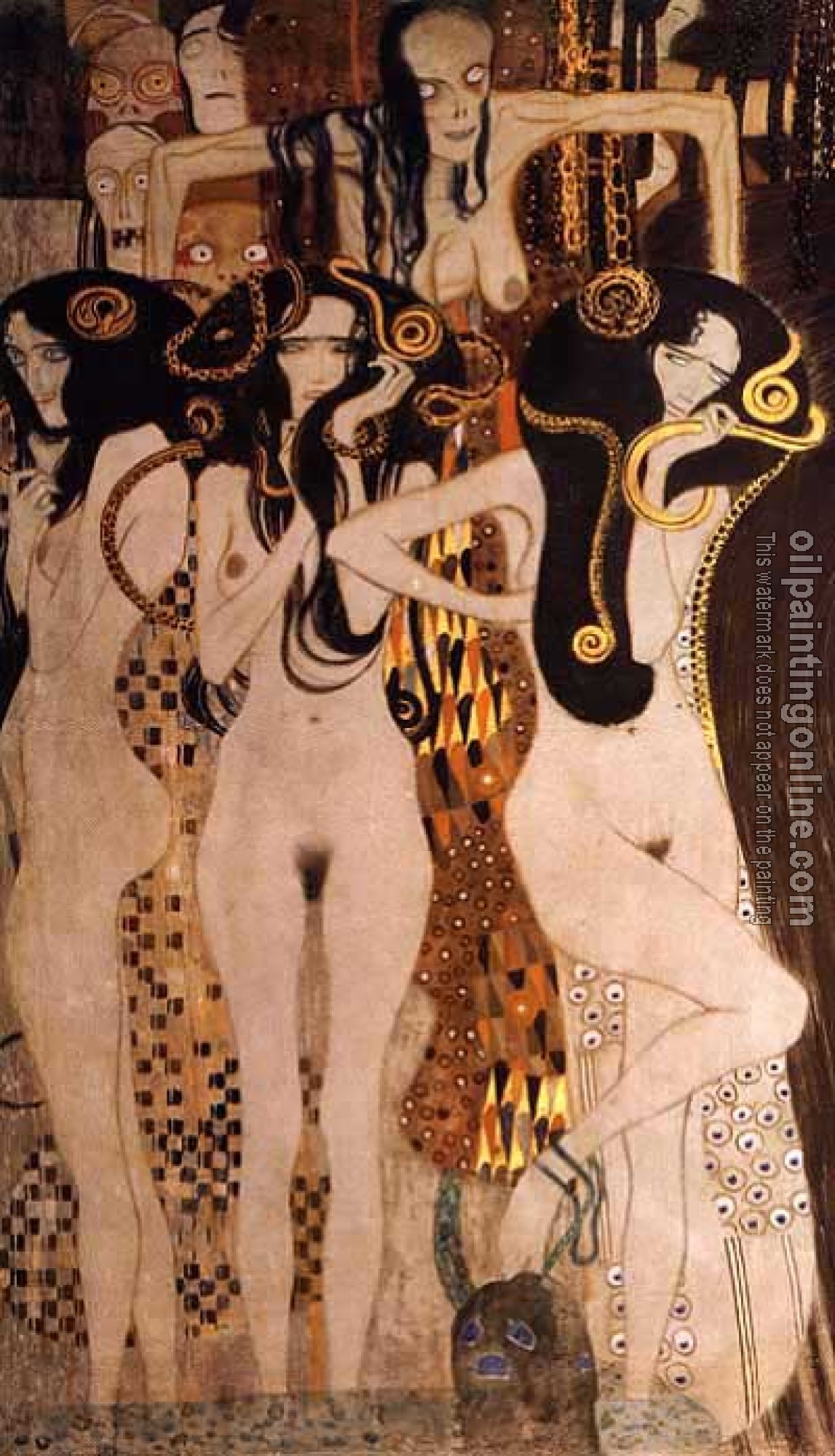 Klimt, Gustav - Beethoven Frieze II